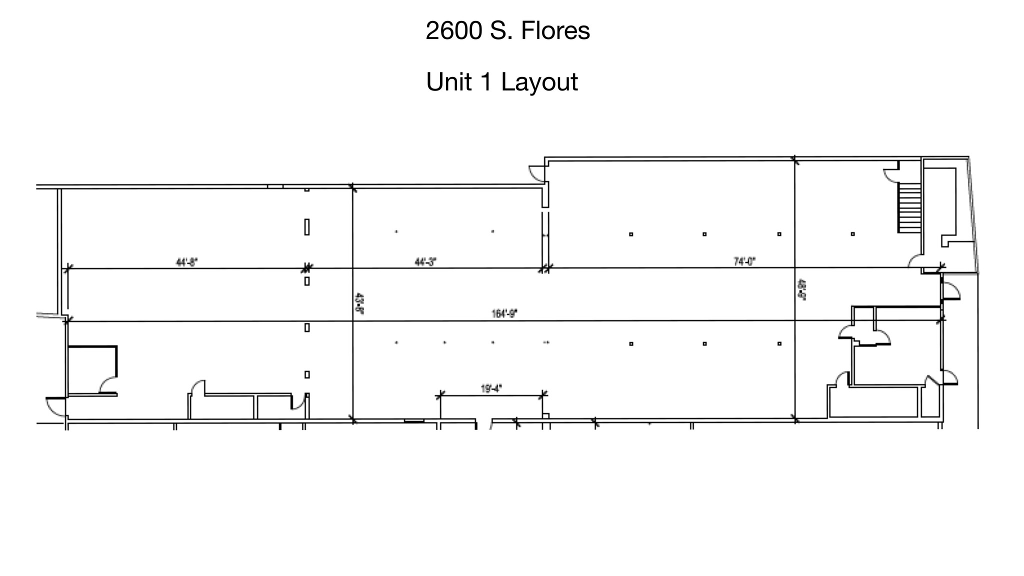 2600 S Flores St, San Antonio, TX for lease Site Plan- Image 1 of 1