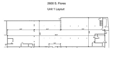 2600 S Flores St, San Antonio, TX for lease Site Plan- Image 1 of 1