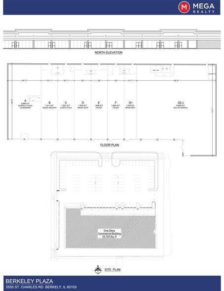 5555 St. Charles Rd, Berkeley, IL for lease - Site Plan - Image 3 of 11