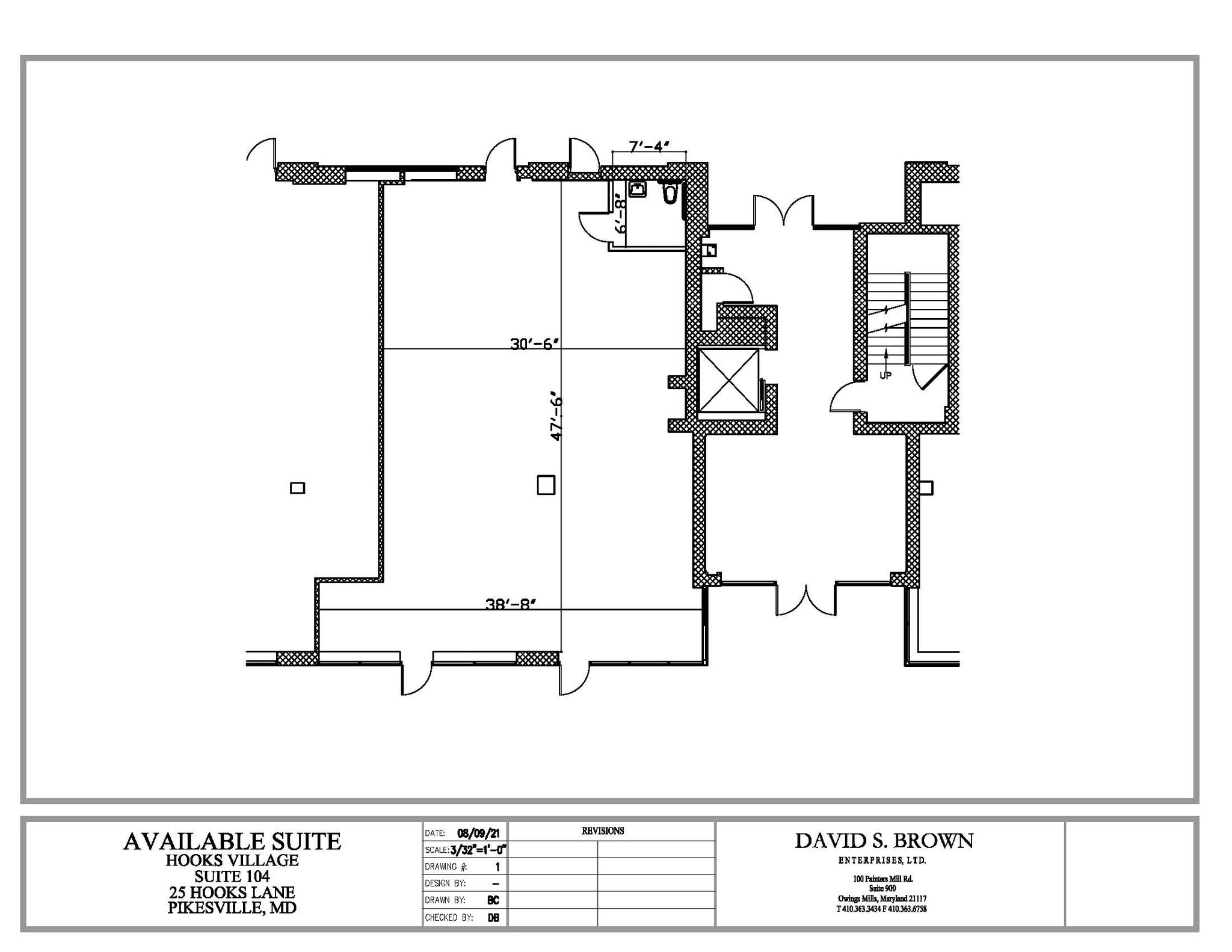 25 Hooks Ln, Pikesville, MD for lease Floor Plan- Image 1 of 1
