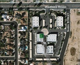 815 E Warner Rd, Chandler, AZ - aerial  map view