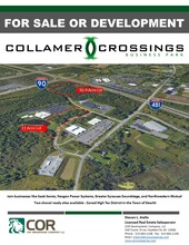 Collamer Crossings, East Syracuse, NY - aerial  map view