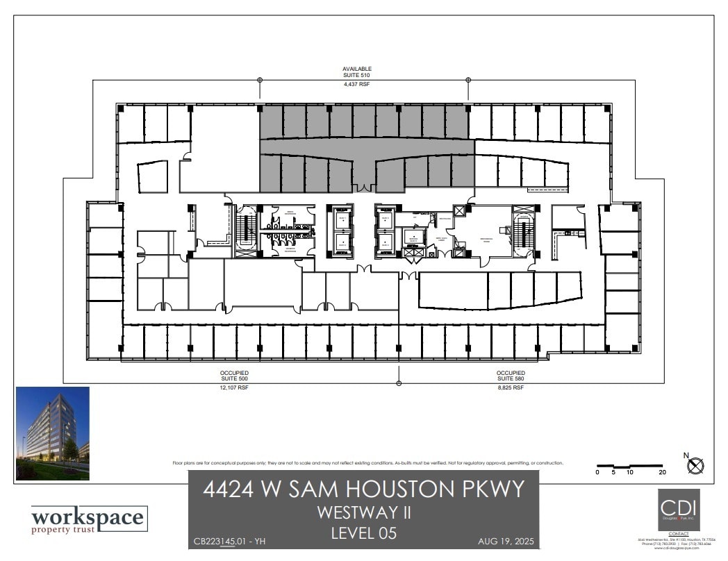 4424 W Sam Houston Pky N, Houston, TX for lease Floor Plan- Image 1 of 11