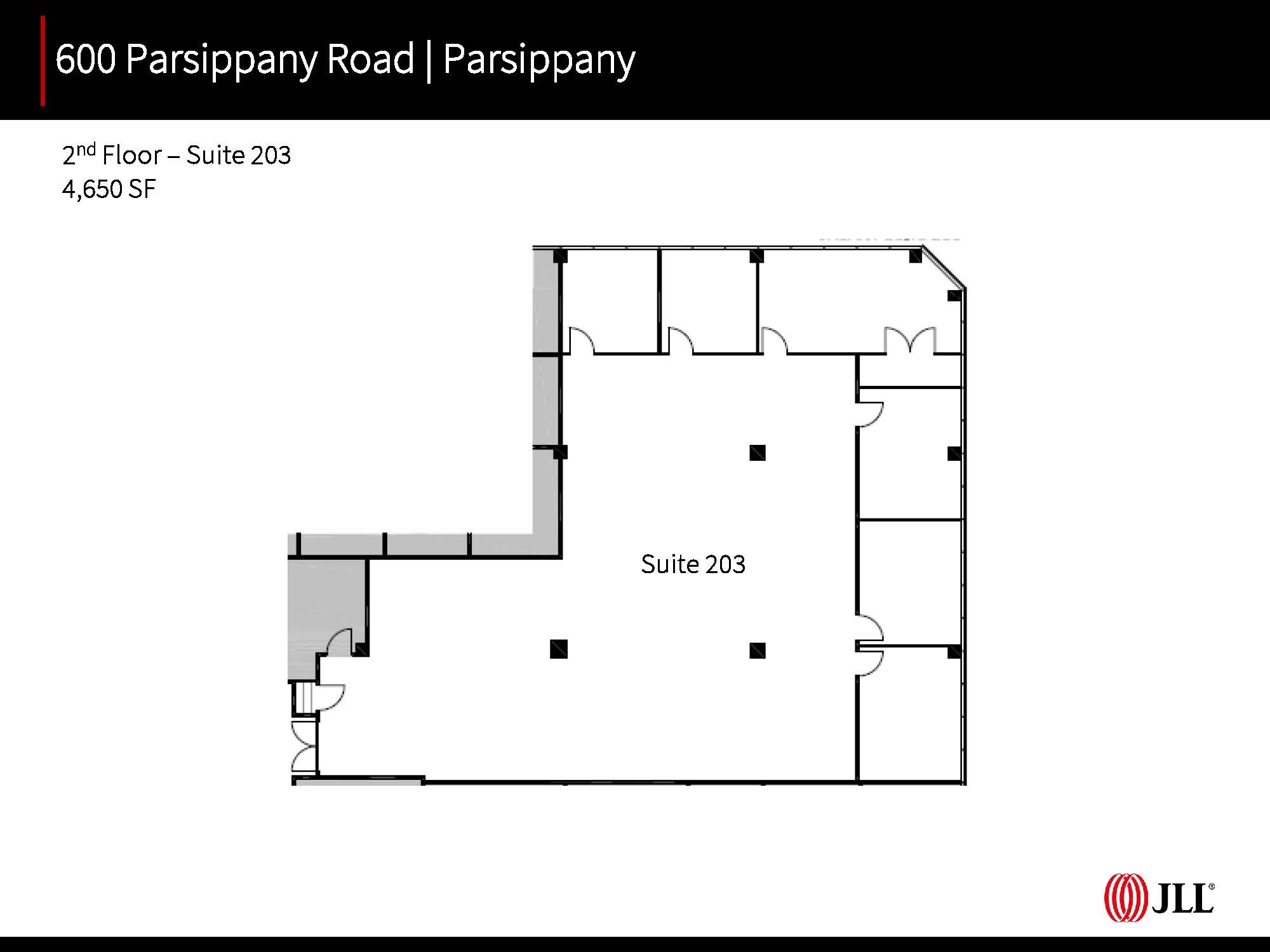 600 Parsippany Rd, Parsippany, NJ for lease Floor Plan- Image 1 of 1