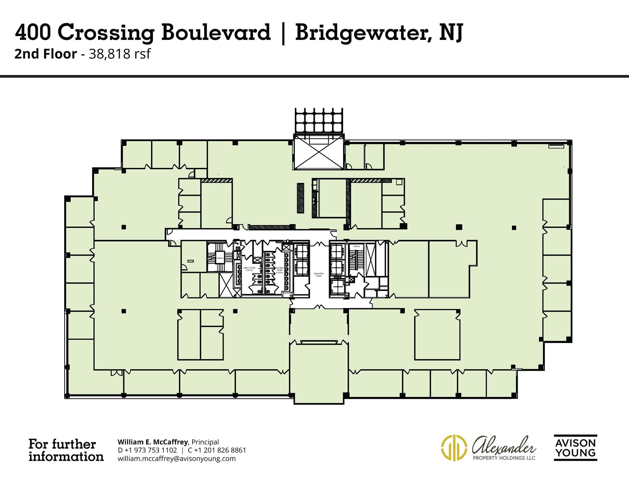 200 Crossing Blvd, Bridgewater, NJ for lease Floor Plan- Image 1 of 2