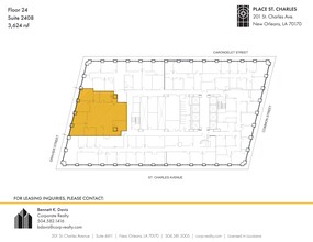 201 St. Charles Ave, New Orleans, LA for lease Site Plan- Image 1 of 1