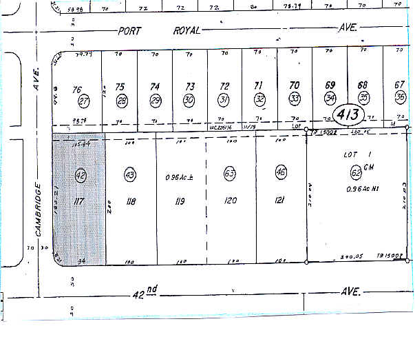 41995 Cambridge Ave, Indio, CA for sale Plat Map- Image 1 of 1