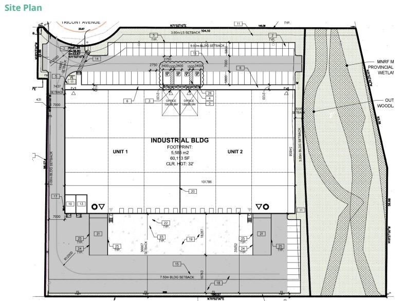 1701 Tricont Av, Whitby, ON for lease - Site Plan - Image 3 of 3