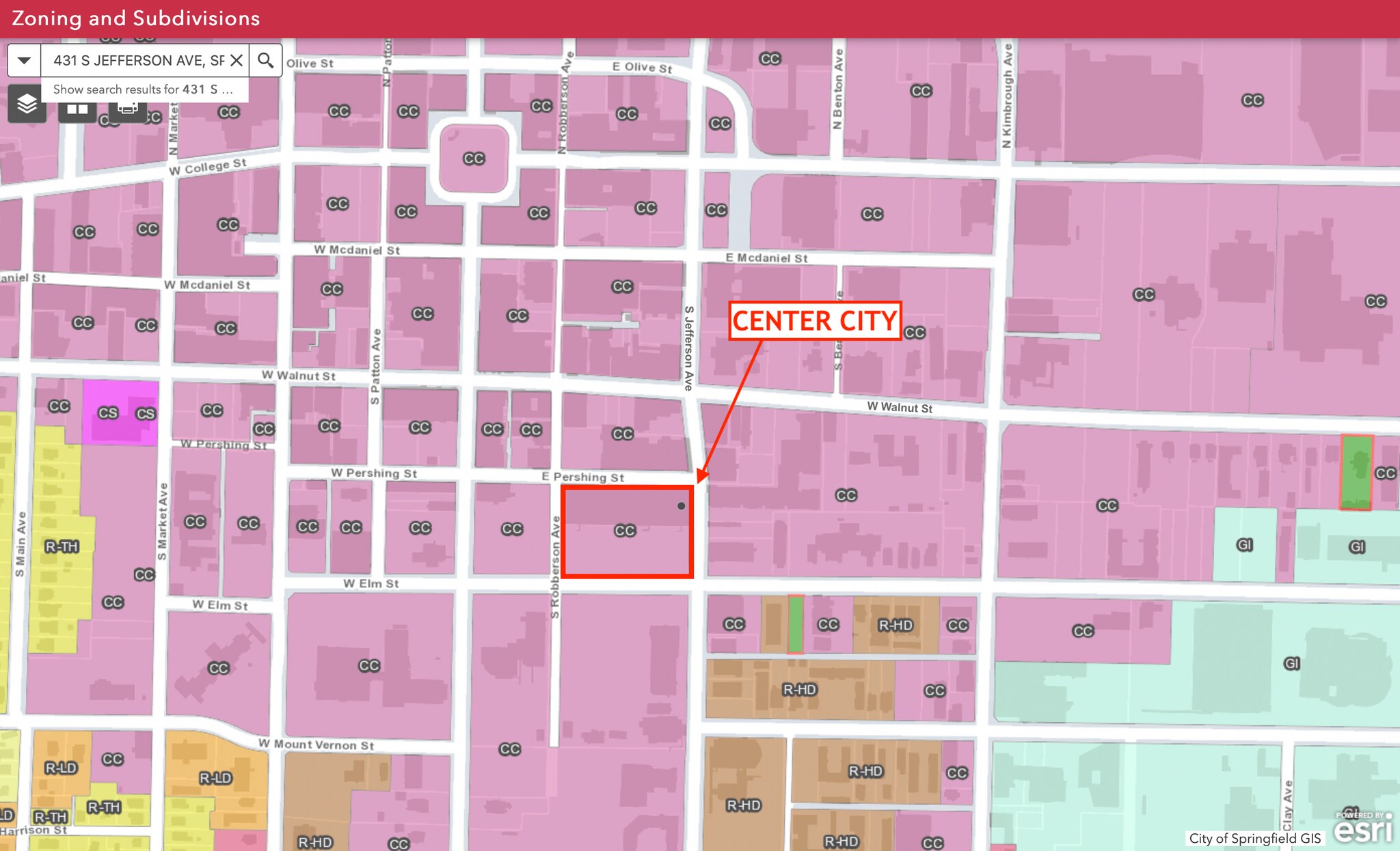 431 S Jefferson, Springfield, MO 65806 Wilhoit Plaza