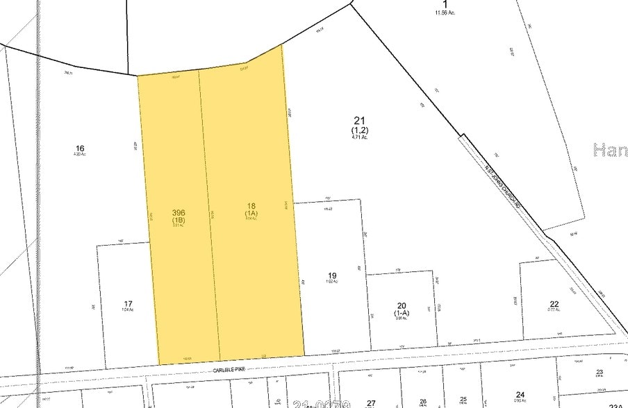 4713 Carlisle Pike, Mechanicsburg, PA for lease - Plat Map - Image 2 of 4