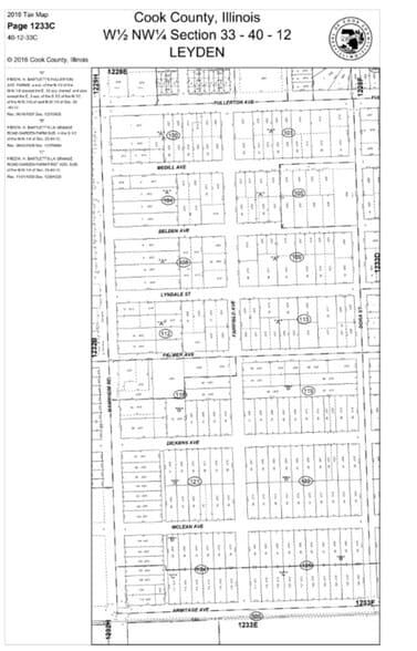 2345 N Mannheim Rd, Melrose Park, IL for sale - Plat Map - Image 2 of 10