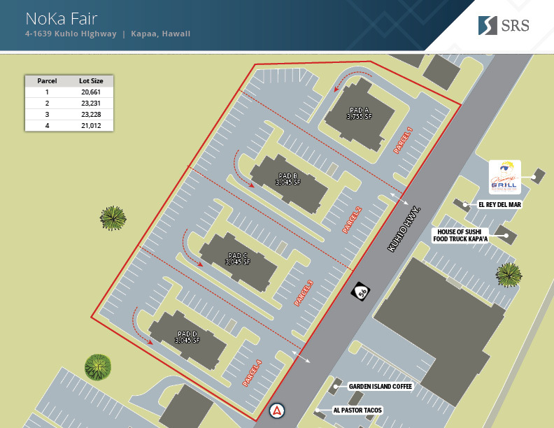 4-1613 Kuhio Hwy, Kapaa, HI for sale Site Plan- Image 1 of 1