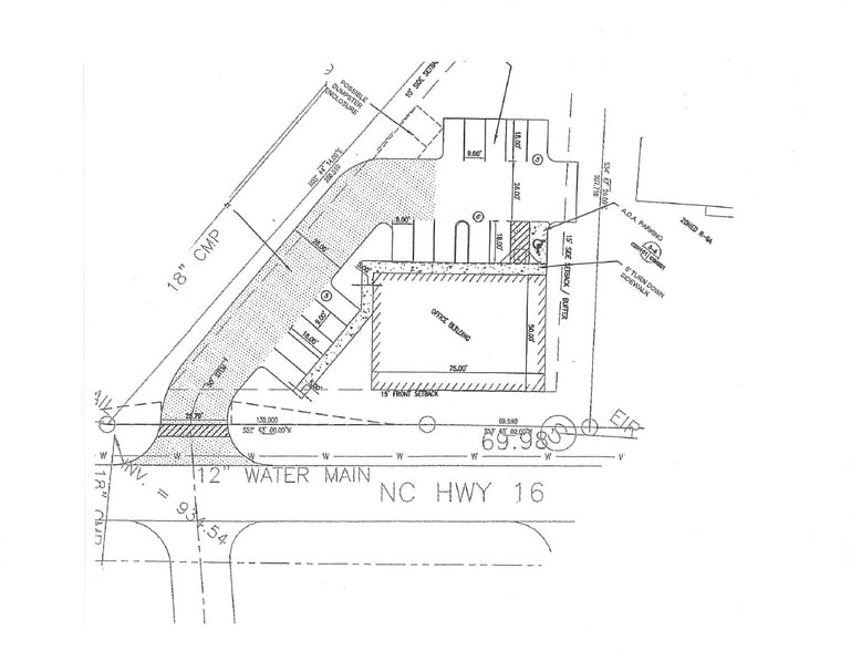 1605 N NC 16 Hwy, Conover, NC for lease - Site Plan - Image 2 of 4