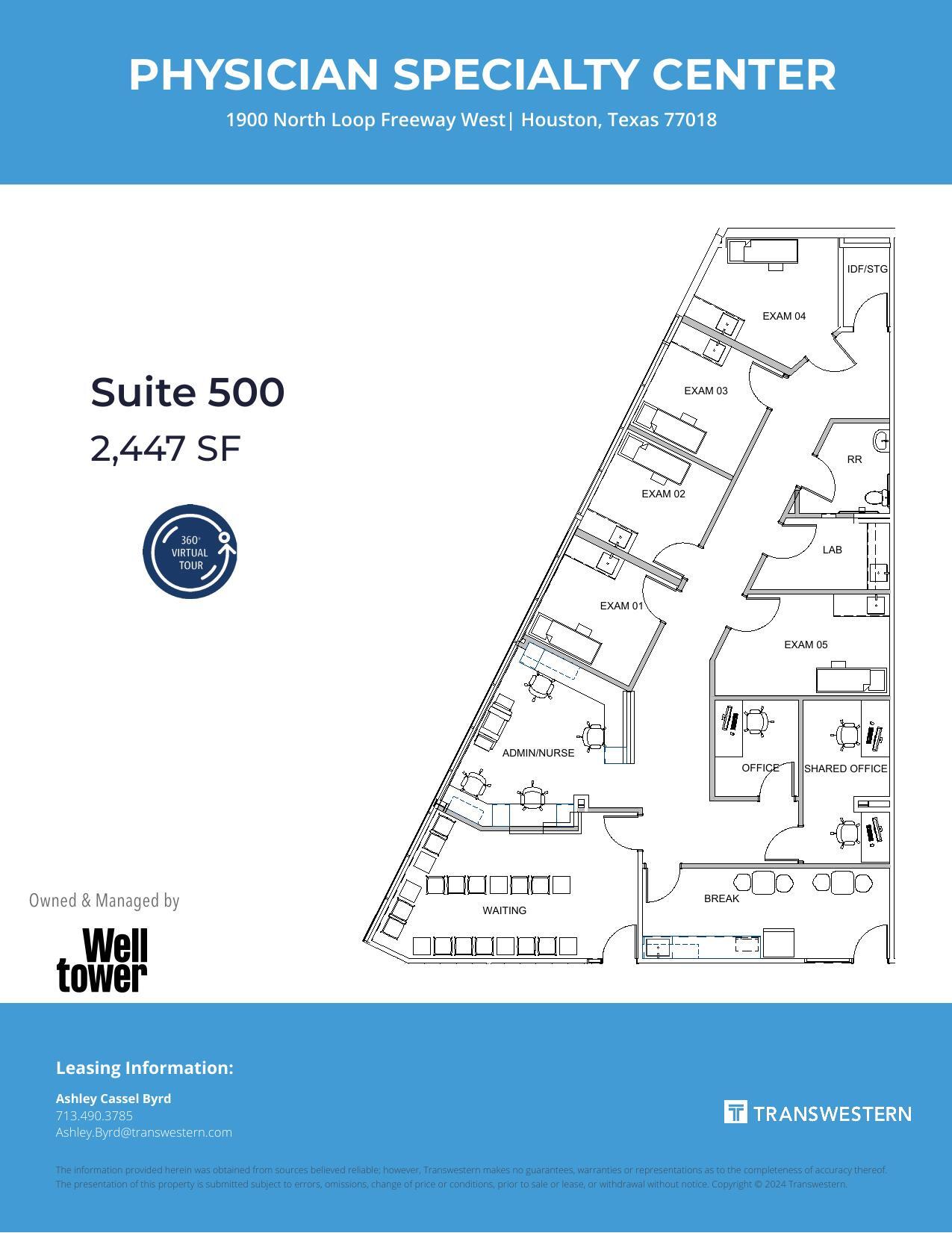 1900 North Loop W, Houston, TX for lease Floor Plan- Image 1 of 1