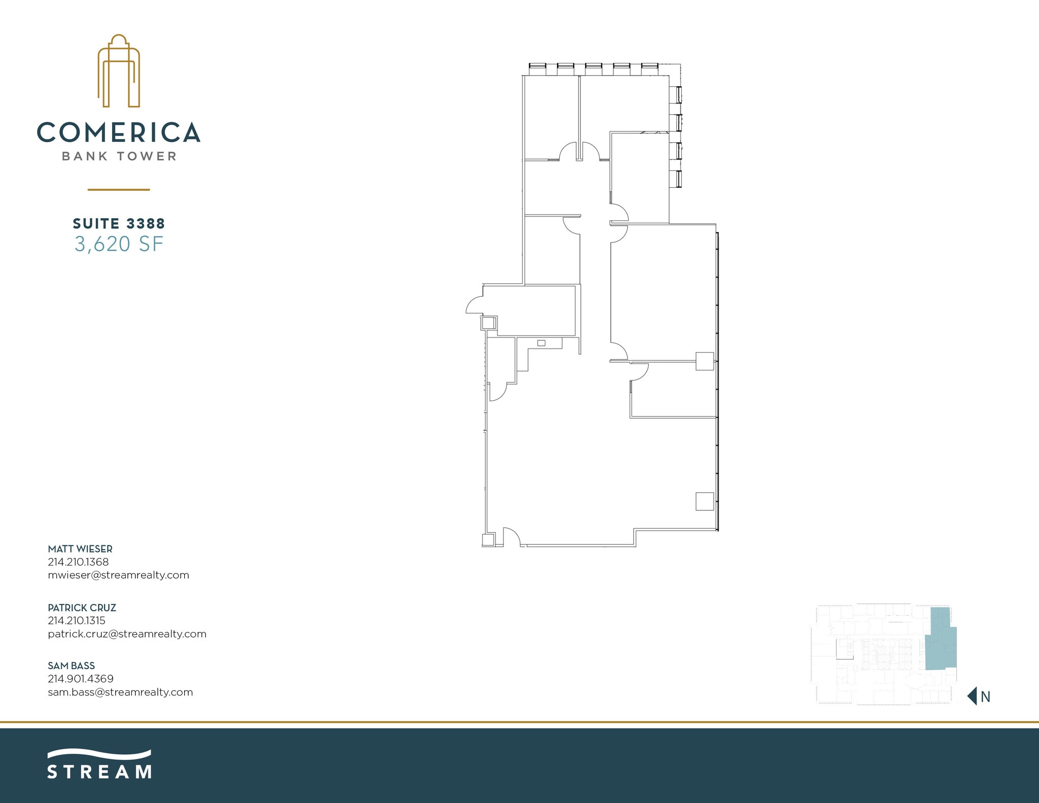 1717 Main St, Dallas, TX for lease Floor Plan- Image 1 of 2
