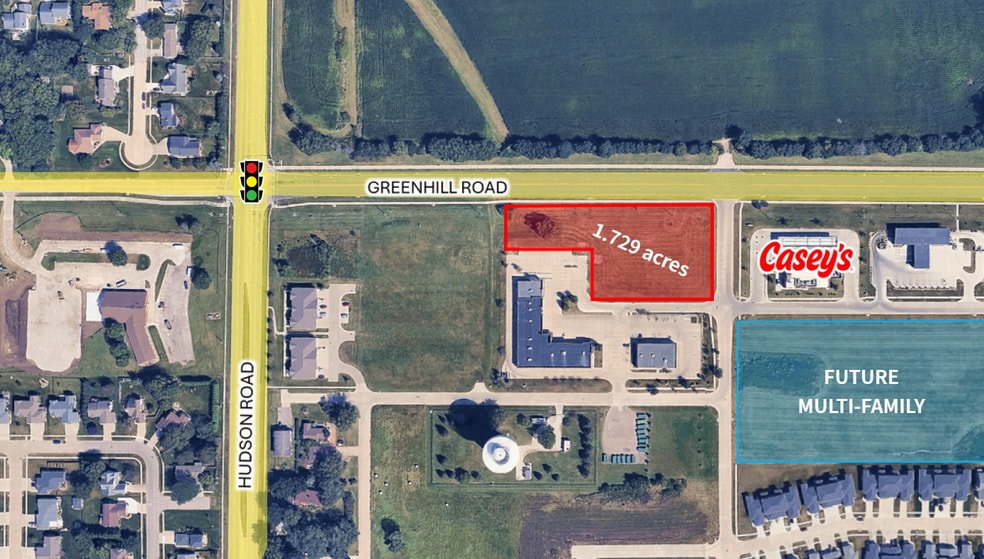 Greenhill Road & Algonquin Drive, Cedar Falls, IA for sale - Primary Photo - Image 1 of 2