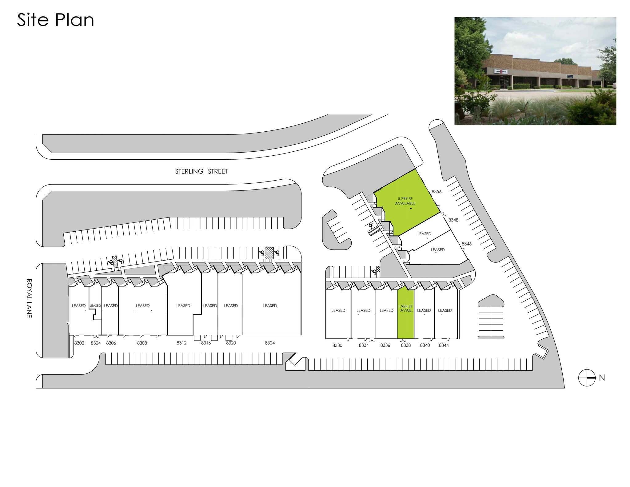 8302-8328 Sterling St, Irving, TX for lease Site Plan- Image 1 of 1