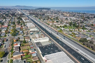 940 S Amphlett Blvd, San Mateo, CA - AERIAL map view