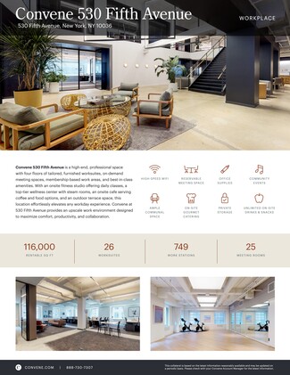 Convene 530 Fifth Avenue - Loft