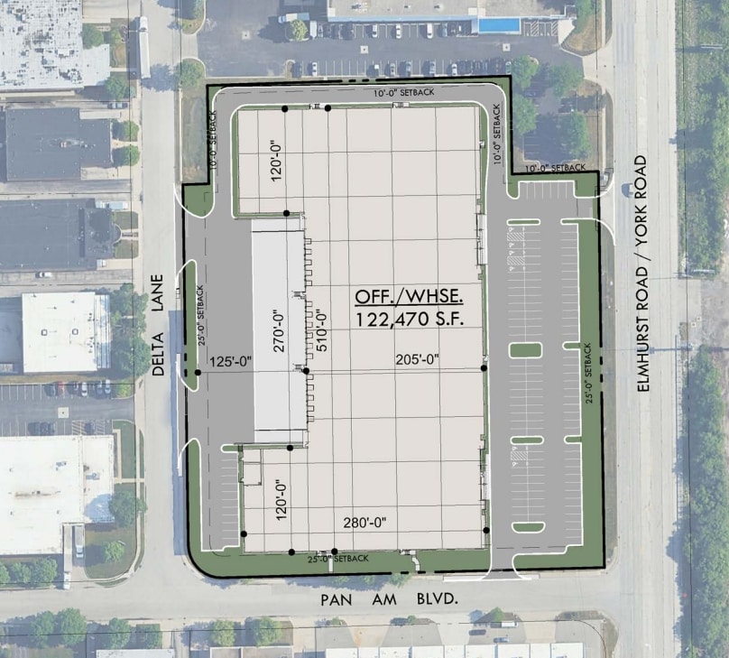 2700 York Rd, Elk Grove Village, IL for lease Site Plan- Image 1 of 1