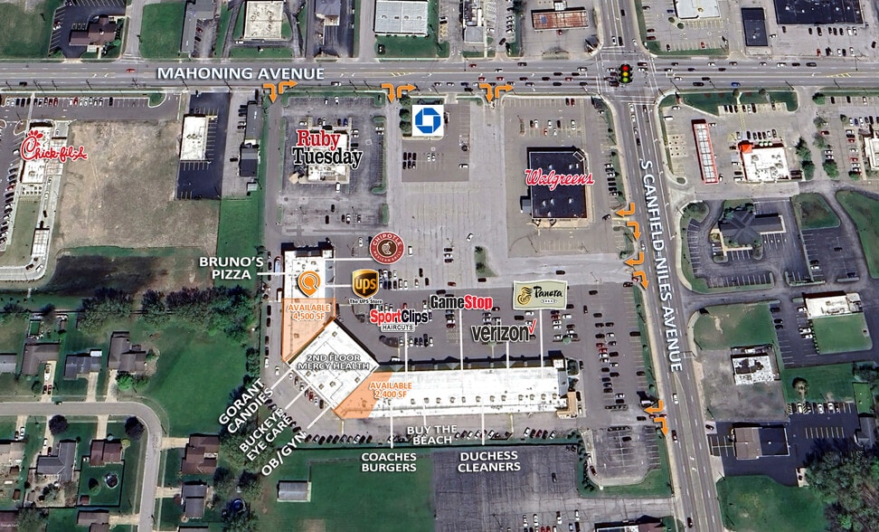 5513-5553 Mahoning Ave, Austintown, OH for lease - Building Photo - Image 2 of 5