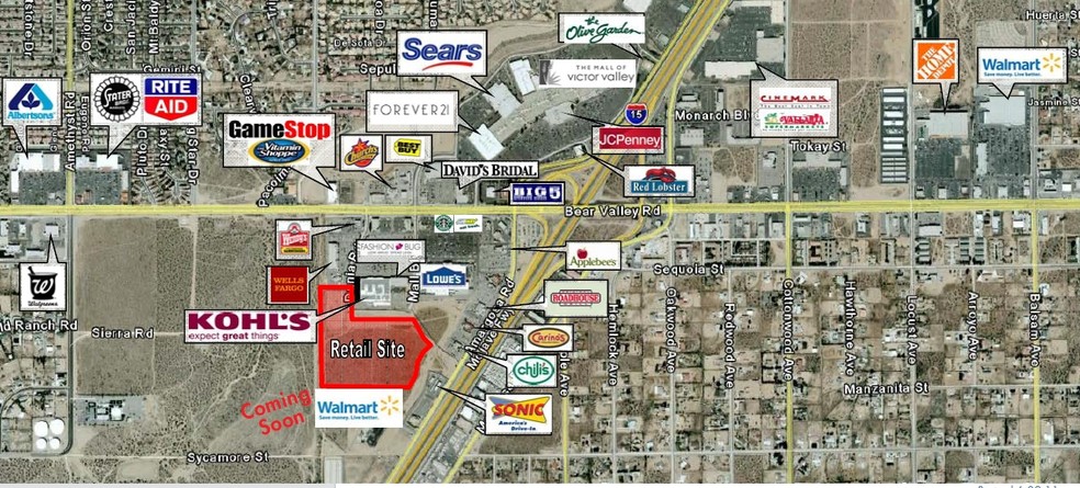 SWC I-15 & Bear Valley Rd, Victorville, CA for sale - Primary Photo - Image 1 of 1