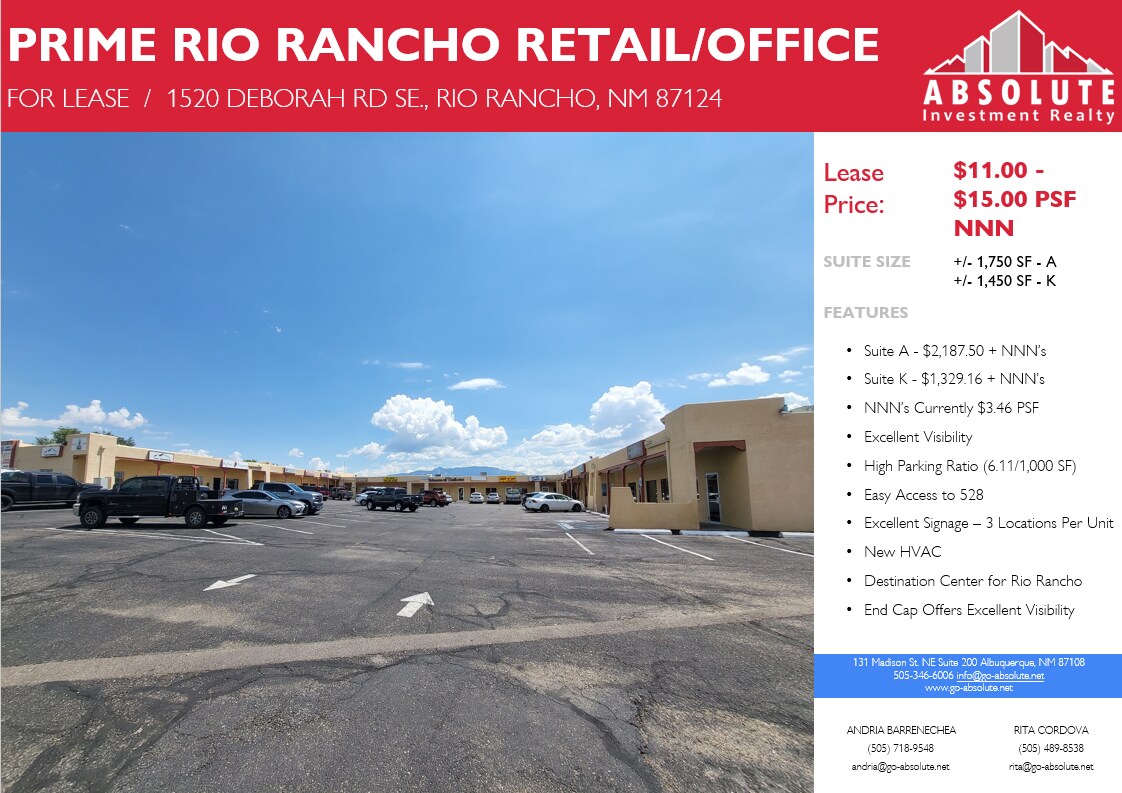 1520 Deborah Rd, Rio Rancho, NM for sale Building Photo- Image 1 of 1