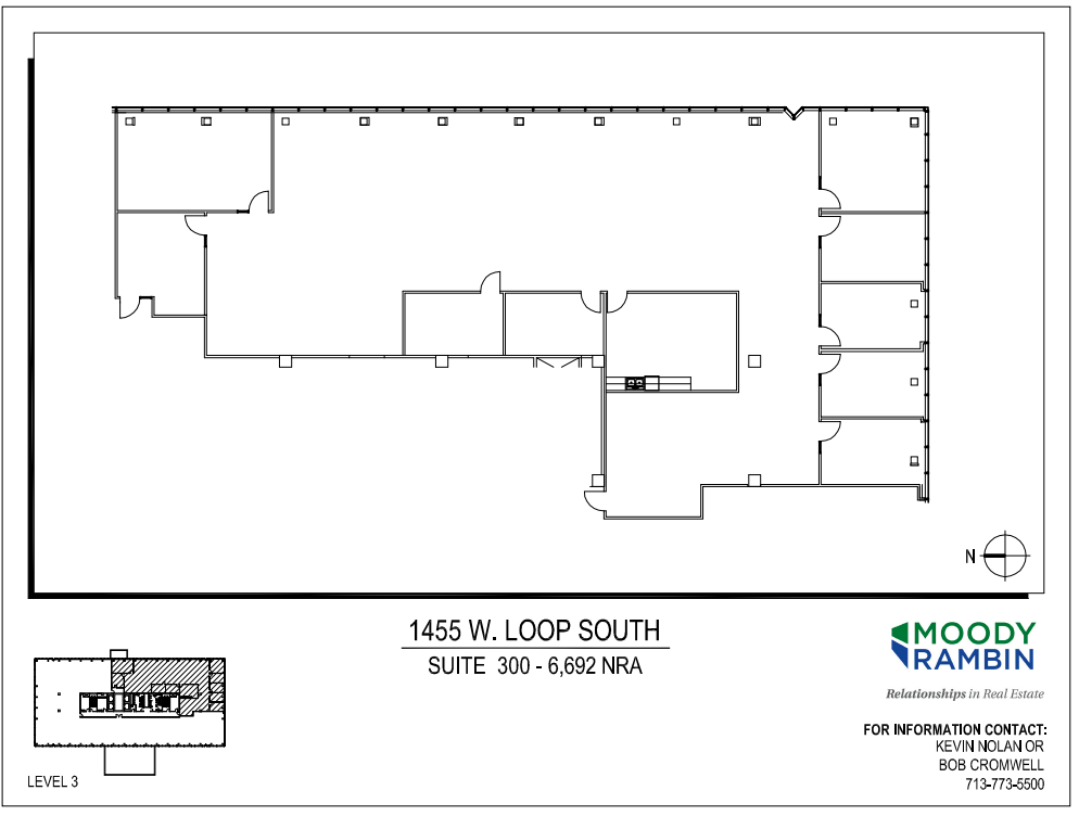 1455 West Loop S, Houston, TX for lease Floor Plan- Image 1 of 2