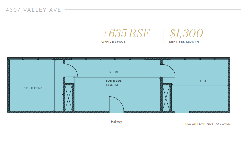 4307 Valley Ave, Pleasanton, CA for lease Floor Plan- Image 1 of 1