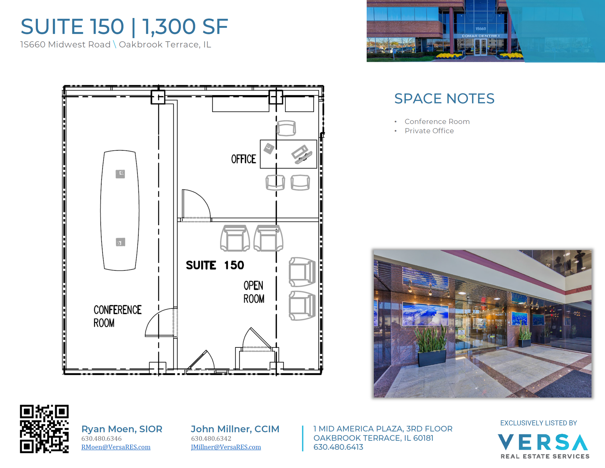 1S660 Midwest Rd, Oakbrook Terrace, IL for lease Floor Plan- Image 1 of 1