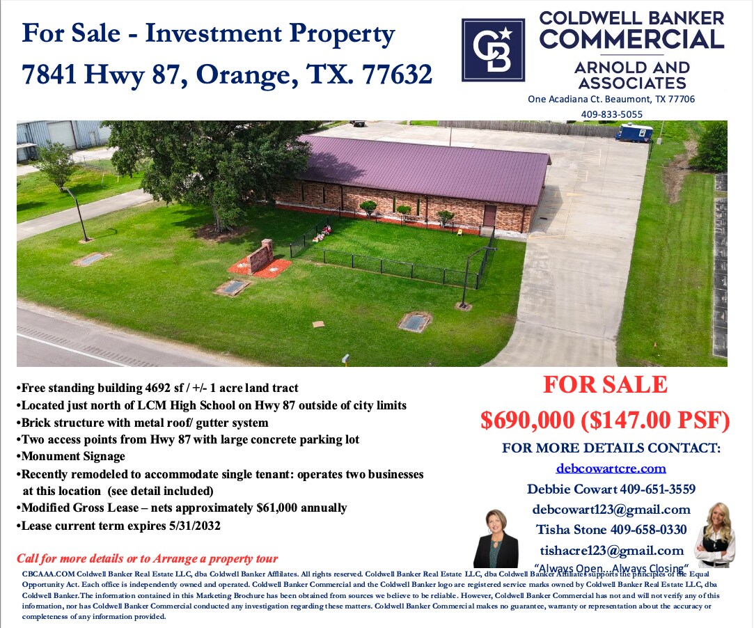 7841 TX-87, Orange, TX for sale Building Photo- Image 1 of 20