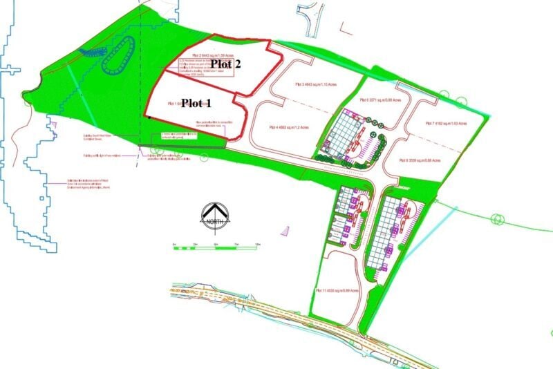 Honiton Road, Cullompton for sale - Site Plan - Image 1 of 2
