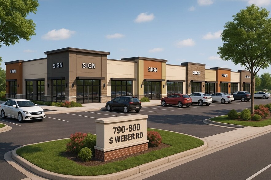 790 S Weber Rd, Romeoville, IL for lease - Building Photo - Image 1 of 11