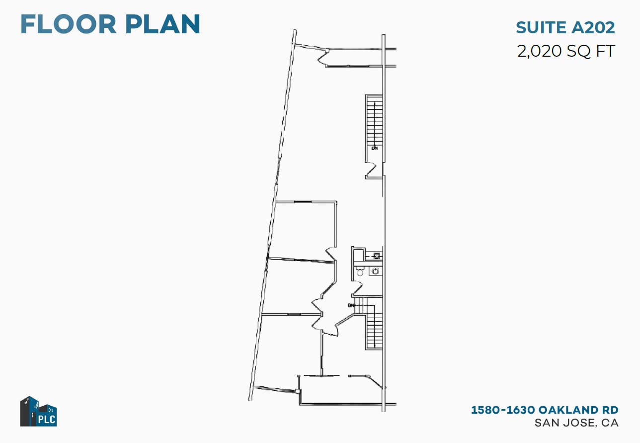 1580 Oakland Rd, San Jose, CA for lease Floor Plan- Image 1 of 1