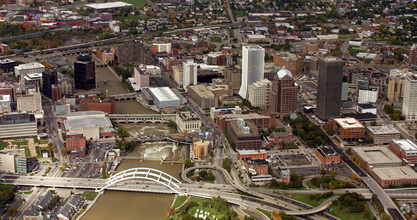 130-140 W Main St, Rochester, NY - aerial  map view - Image1