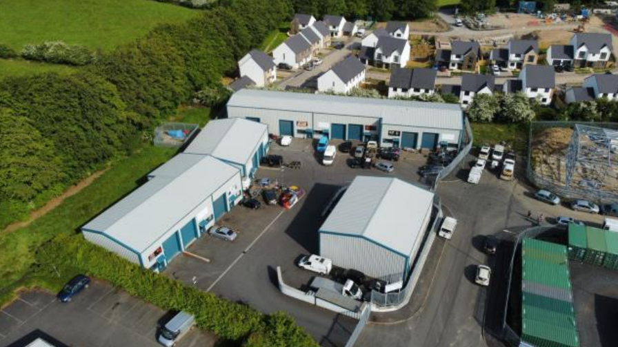 Moss Side Industrial Estate, Callington for lease - Aerial - Image 1 of 2