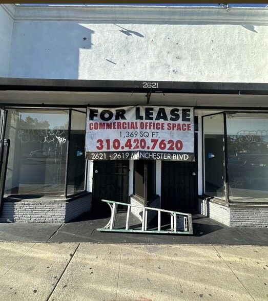 2619-2621 W Manchester Blvd, Inglewood, CA for lease - Building Photo - Image 1 of 9
