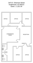 3470 S Sherman St, Englewood, CO for lease Floor Plan- Image 1 of 1