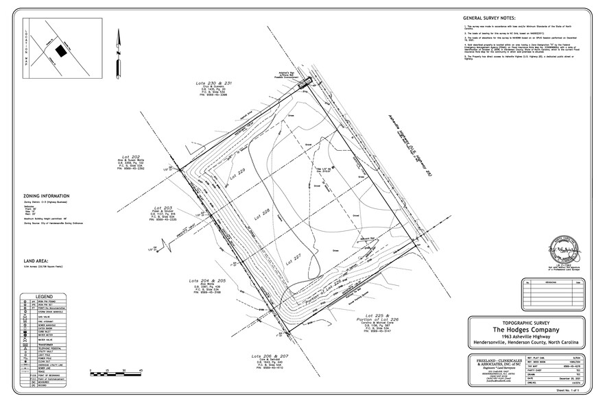 1963 Asheville Hwy, Hendersonville, NC for sale - Plat Map - Image 3 of 5