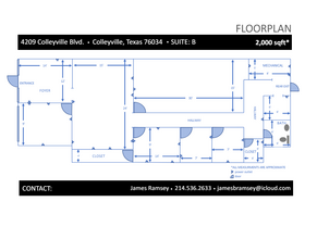 4209 Colleyville Blvd, Colleyville, TX for lease Floor Plan- Image 1 of 2