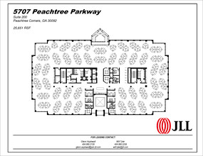 5707 Peachtree Pky, Peachtree Corners, GA for lease Floor Plan- Image 1 of 9