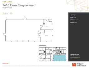 2610 Crow Canyon Rd, San Ramon, CA for lease Floor Plan- Image 1 of 1