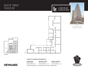 1775 Sherman St, Denver, CO for lease Floor Plan- Image 1 of 1