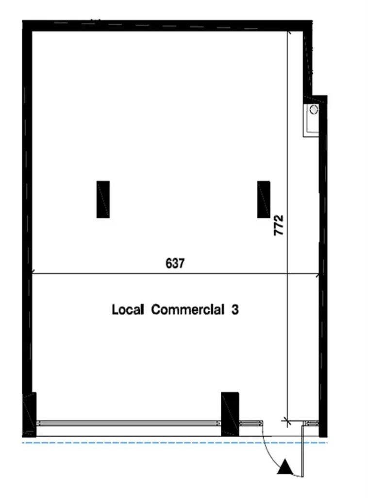 Retail in Fontenay-sous-Bois for lease Floor Plan- Image 1 of 2