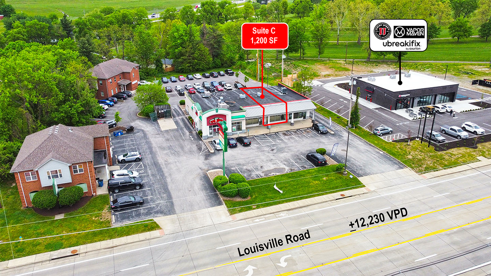 934 Louisville Rd, Frankfort, KY for lease - Aerial - Image 3 of 3