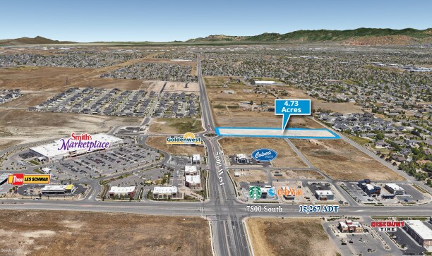 7592 S 5490 W, West Jordan, UT for sale - Aerial - Image 1 of 1