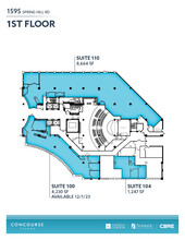 1593 Spring Hill Rd, Vienna, VA for lease Floor Plan- Image 1 of 1