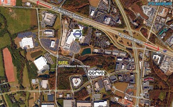 8203 Piedmont Triad Pky, Greensboro, NC - aerial  map view