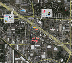 13167 Northwest Fwy, Houston, TX - aerial  map view