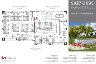 9927-9931 Muirlands Blvd, Irvine, CA for lease Floor Plan- Image 1 of 1